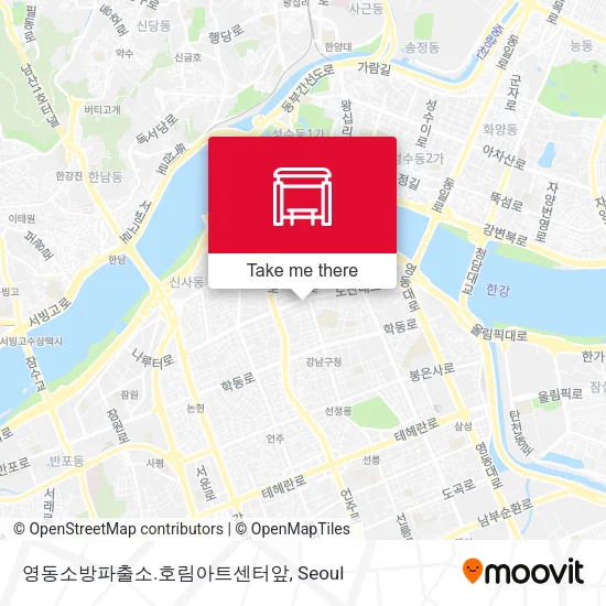 영동소방파출소.호림아트센터앞 map