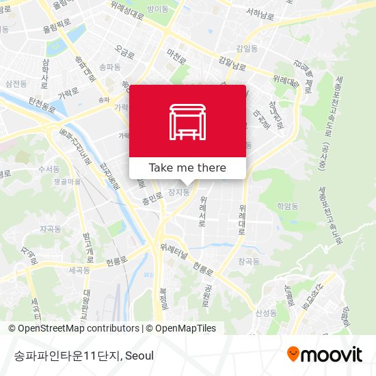 송파파인타운11단지 map
