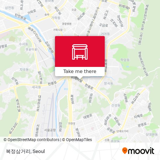 복정삼거리 map