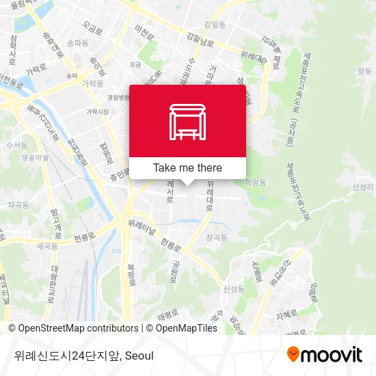 위례신도시24단지앞 map