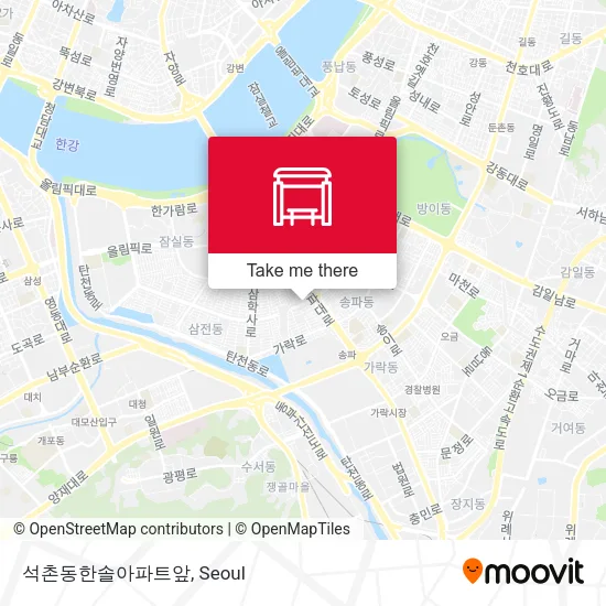 석촌동한솔아파트앞 map