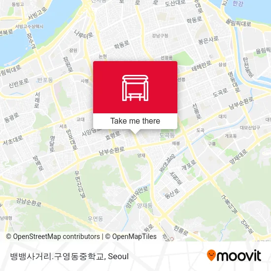 뱅뱅사거리.구영동중학교 map