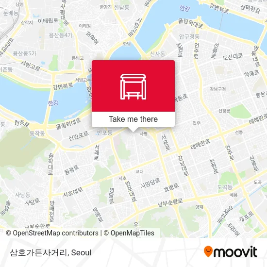 삼호가든사거리 map