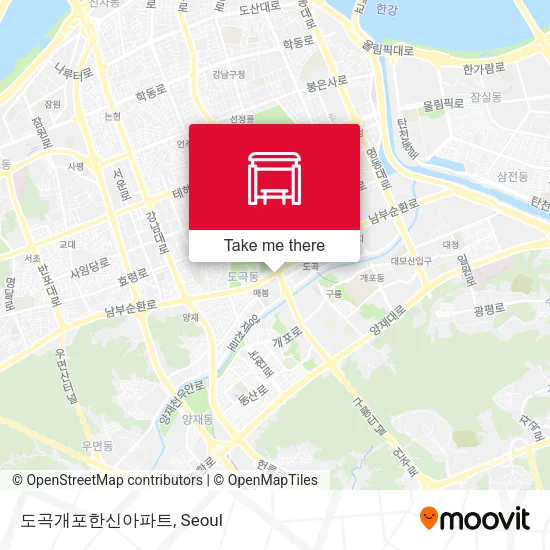 도곡개포한신아파트 map