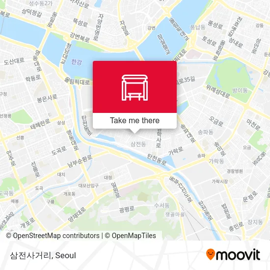 삼전사거리 map