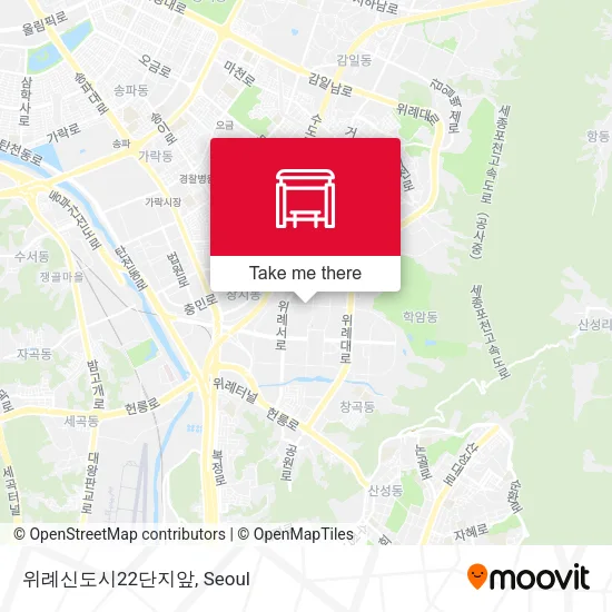 위례신도시22단지앞 map