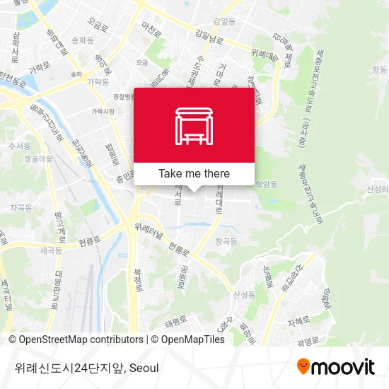 위례신도시24단지앞 map