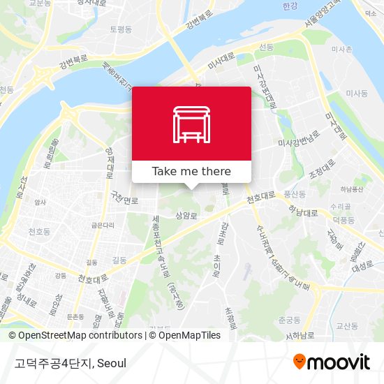 고덕주공4단지 map