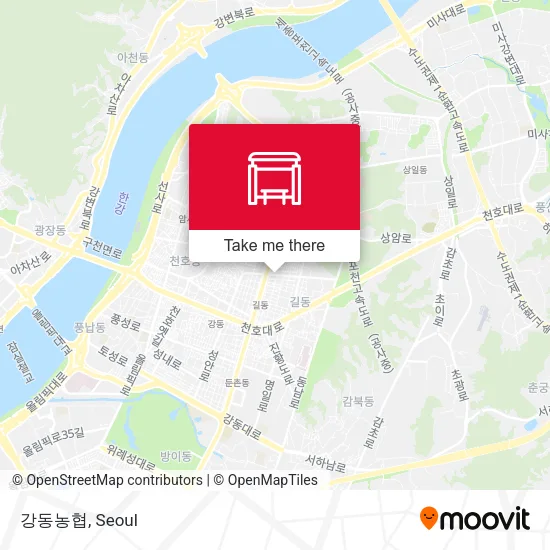 강동농협 map