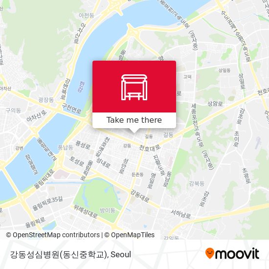강동성심병원(동신중학교) map