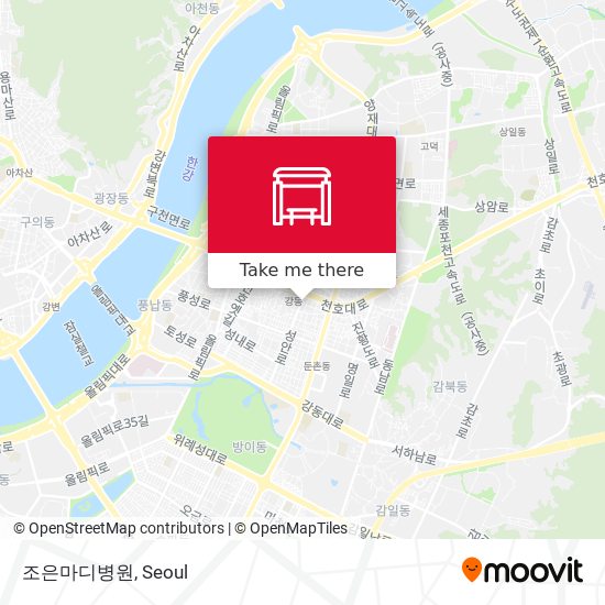 조은마디병원 map