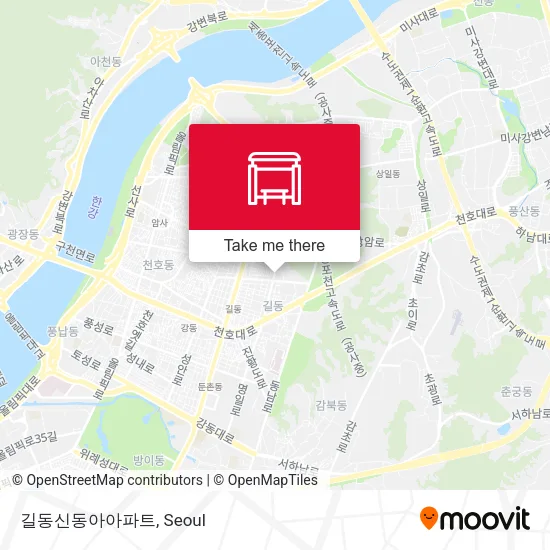길동신동아아파트 map