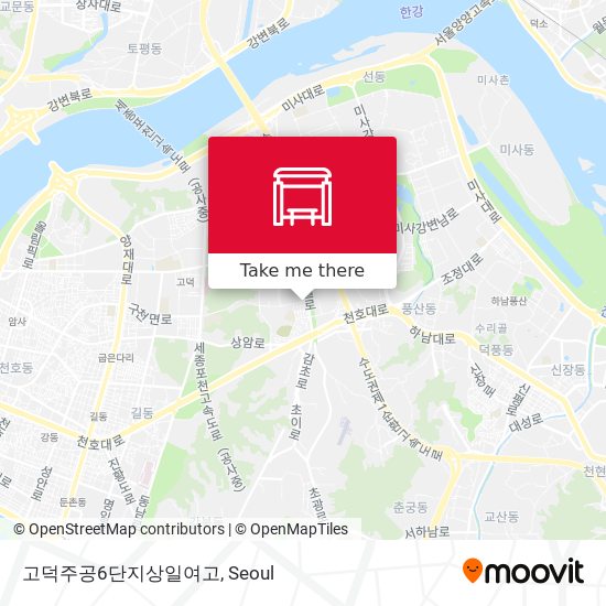 고덕주공6단지상일여고 map