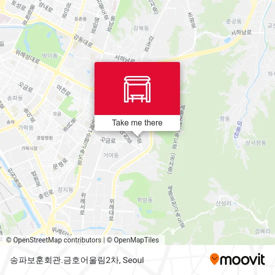 송파보훈회관.금호어울림2차 map