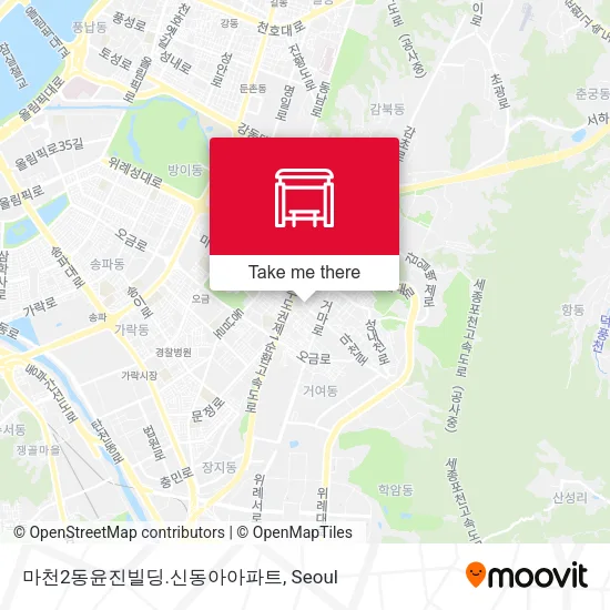 마천2동윤진빌딩.신동아아파트 map