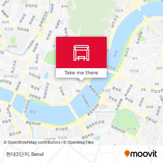 현대2단지 map