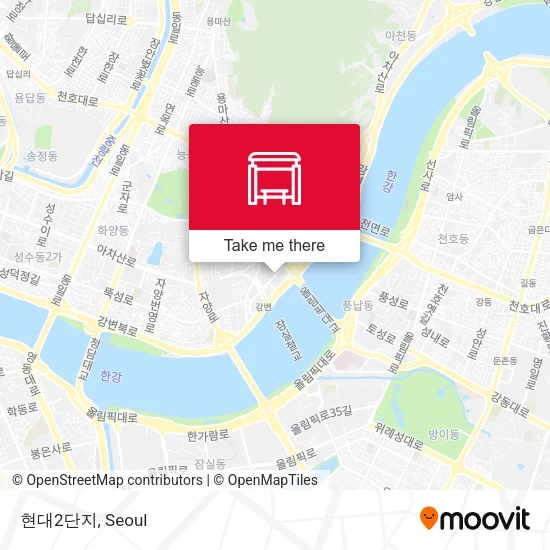 현대2단지 map