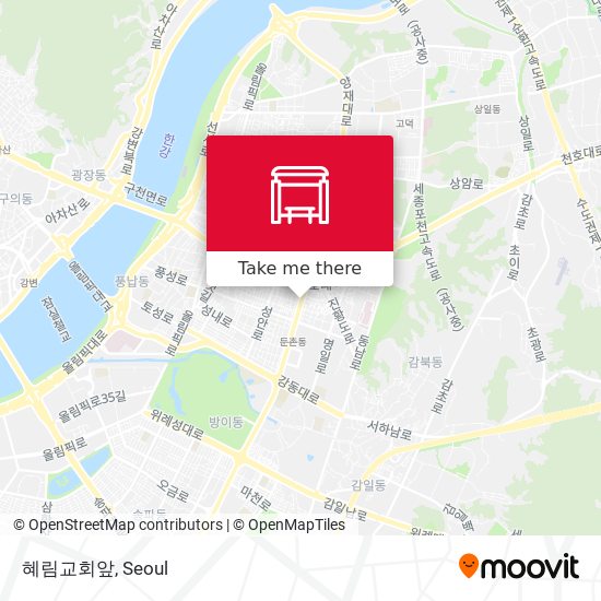 혜림교회앞 map