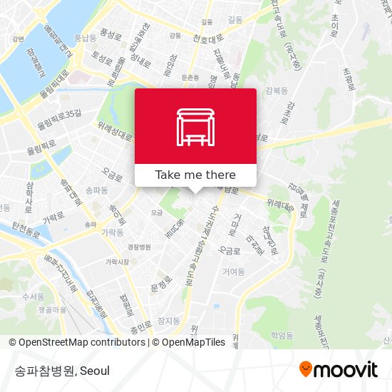 송파참병원 map