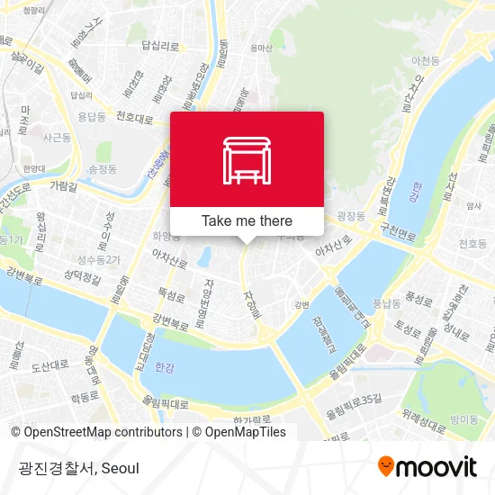 광진경찰서 map