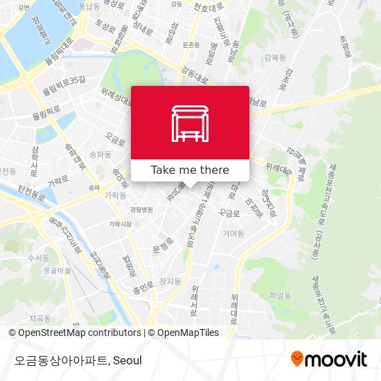오금동상아아파트 map