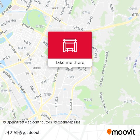 거여역종점 map