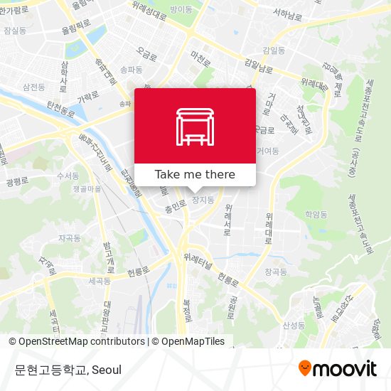 문현고등학교 map