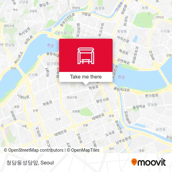 청담동성당앞 map