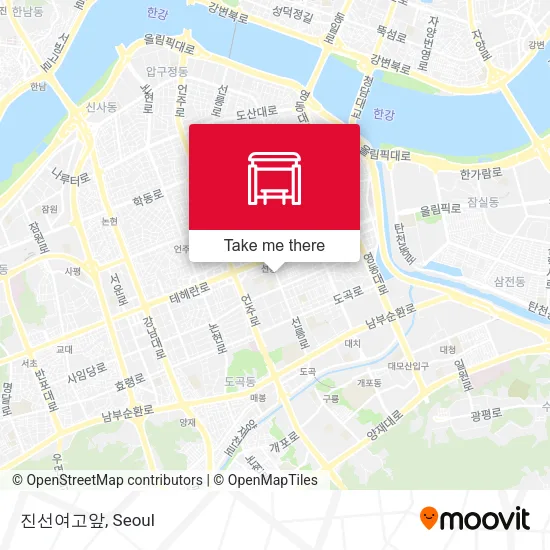 진선여고앞 map