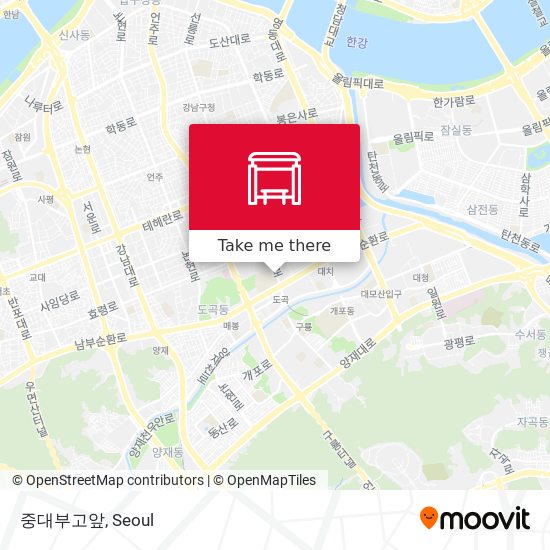 중대부고앞 map