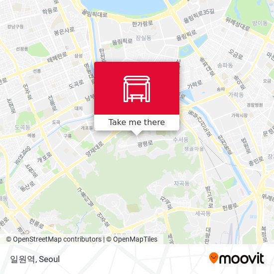 일원역 map