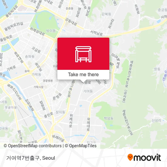 거여역7번출구 map