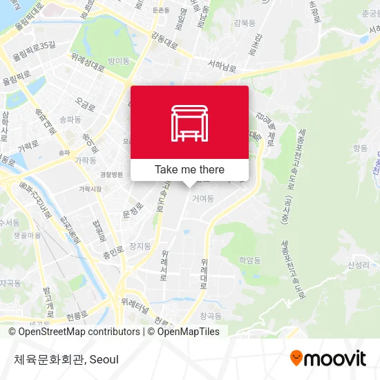 체육문화회관 map