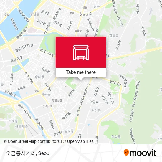 오금동사거리 map