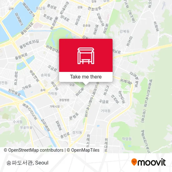 송파도서관 map