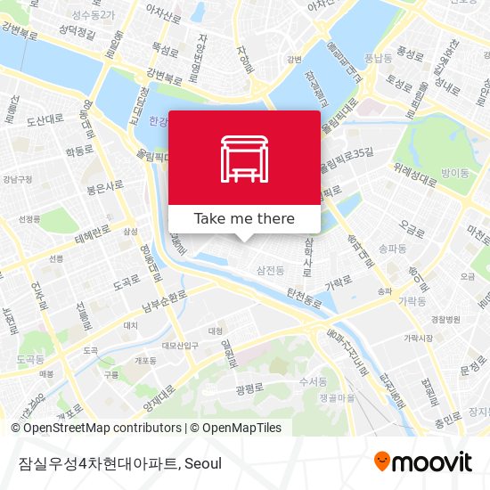잠실우성4차현대아파트 map