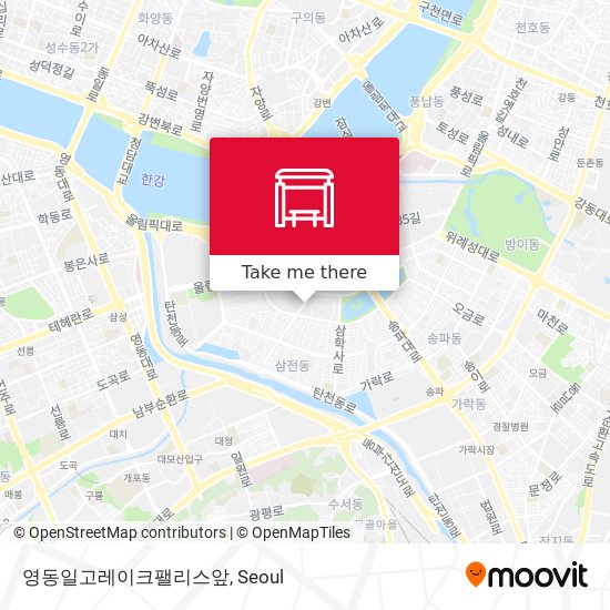 영동일고레이크팰리스앞 map