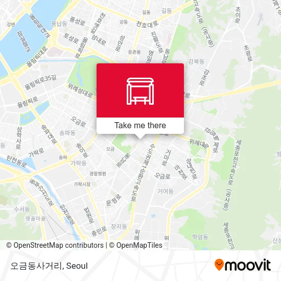 오금동사거리 map