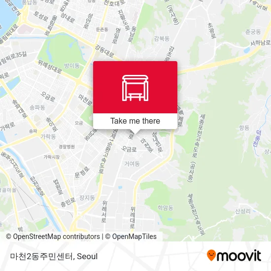 마천2동주민센터 map