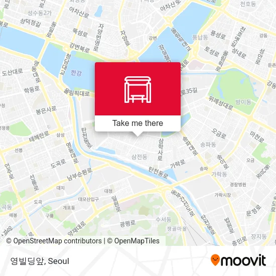 영빌딩앞 map