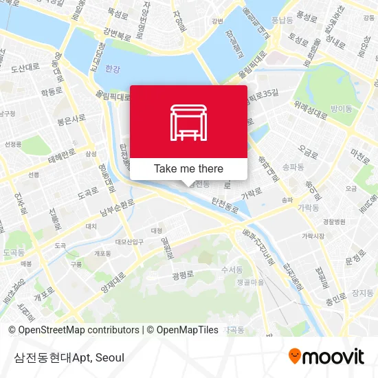 삼전동현대Apt map