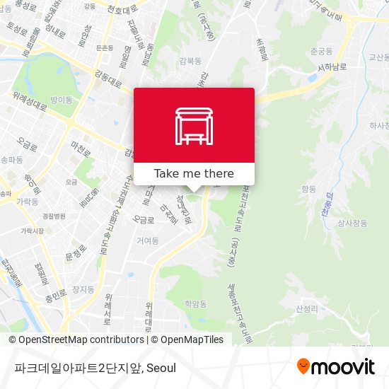 파크데일아파트2단지앞 map