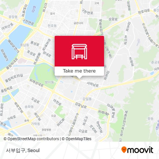 서부입구 map