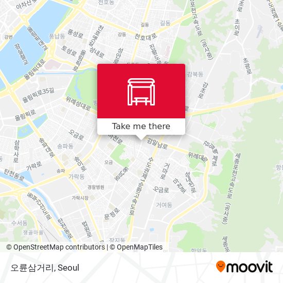 오륜삼거리 map