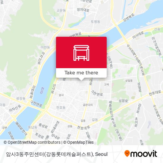 암사3동주민센터(강동롯데캐슬퍼스트) map
