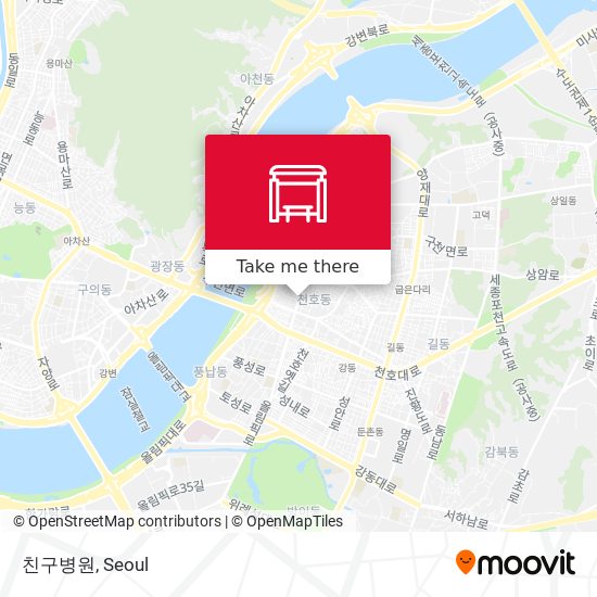친구병원 map