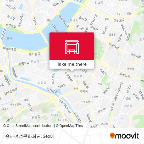 송파여성문화회관 map