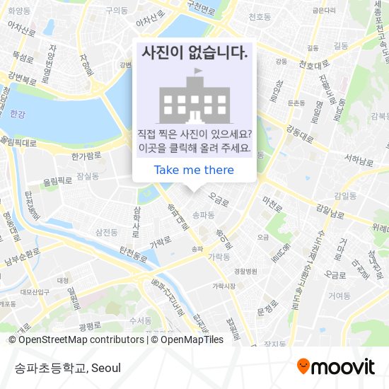 송파초등학교 map