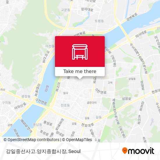 강일중선사고.양지종합시장 map