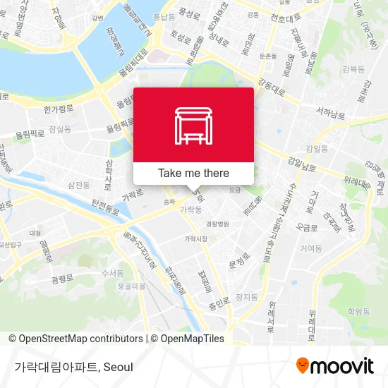 가락대림아파트 map